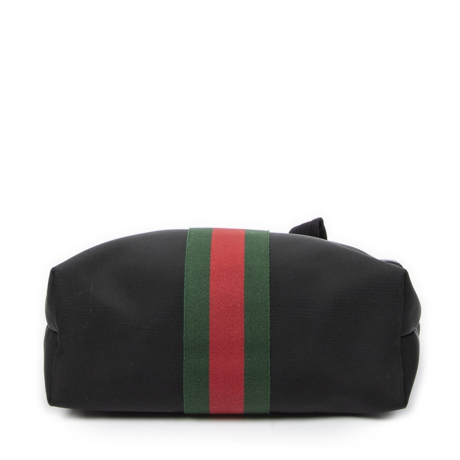 Gucci Web Techno Tote Black Canvas — view 6