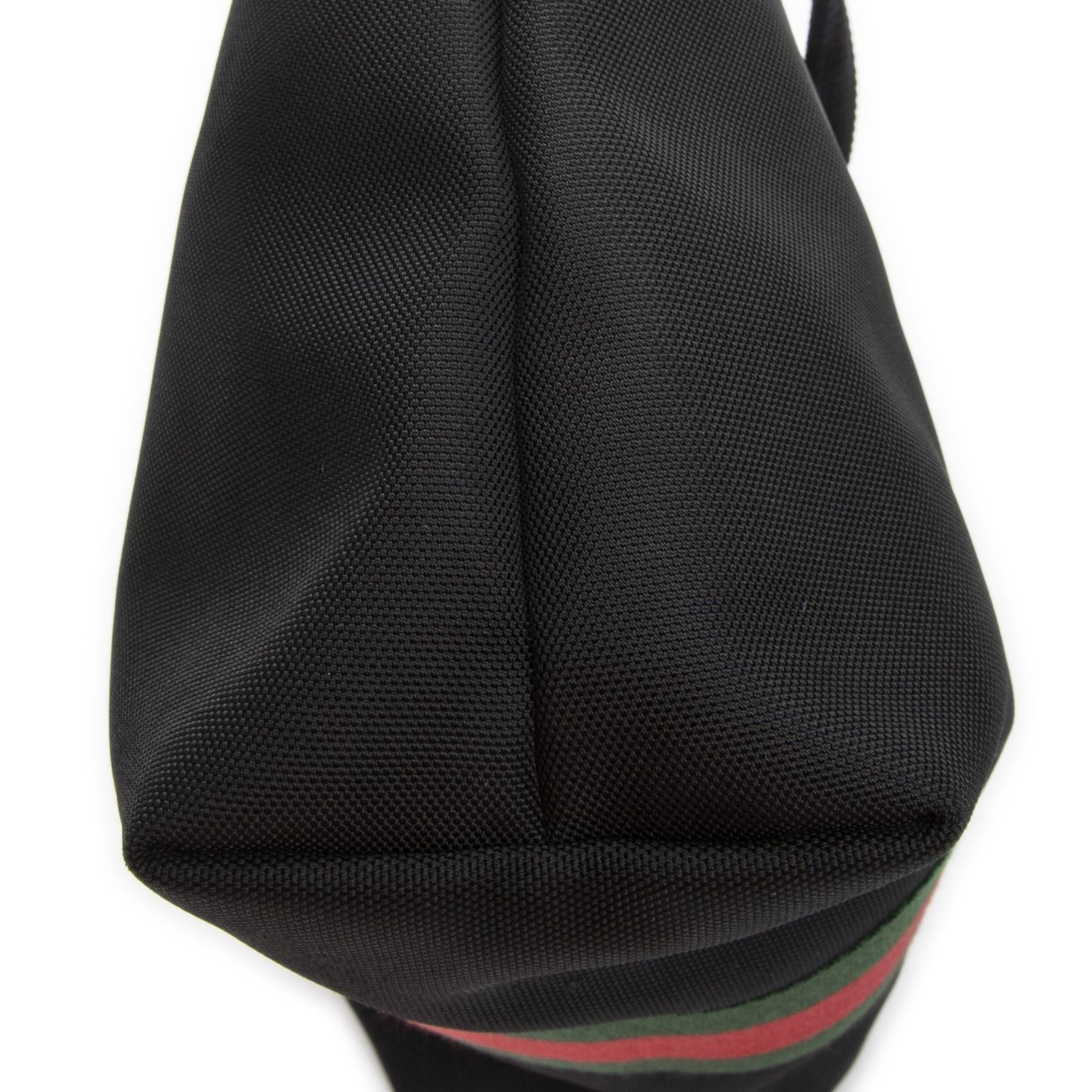 Gucci Web Techno Tote Black Canvas — view 8