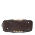 Gucci Bamboo Horsebit Tote Beige Brown GG Canvas — view 6
