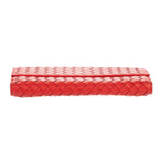 Bottega Venetal Flap Walletred Intrecciato Calfskin Leathera Wallet — view 6