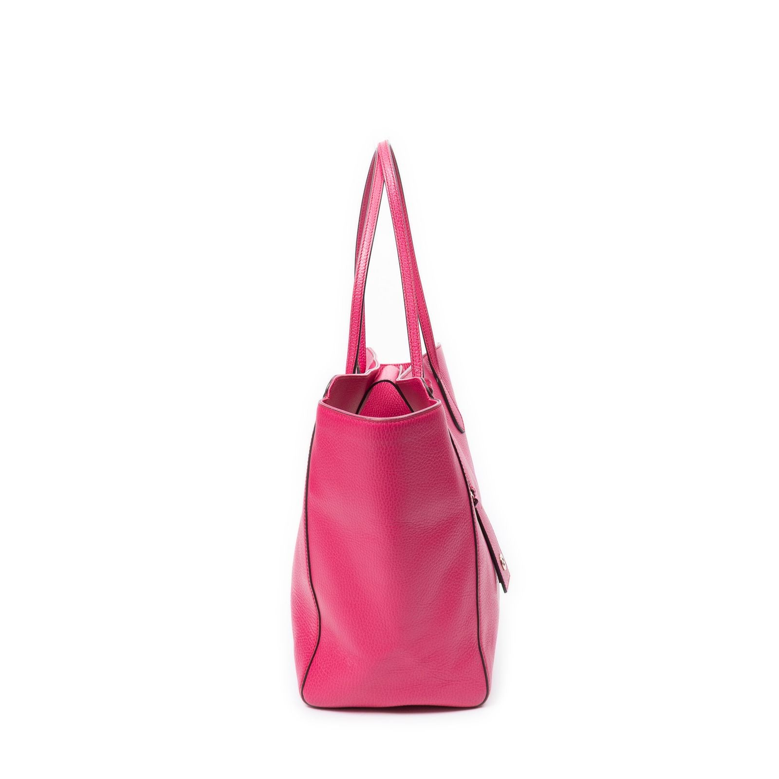 Gucci Swing Tote Pink Grain Calf Skin Leather — view 4