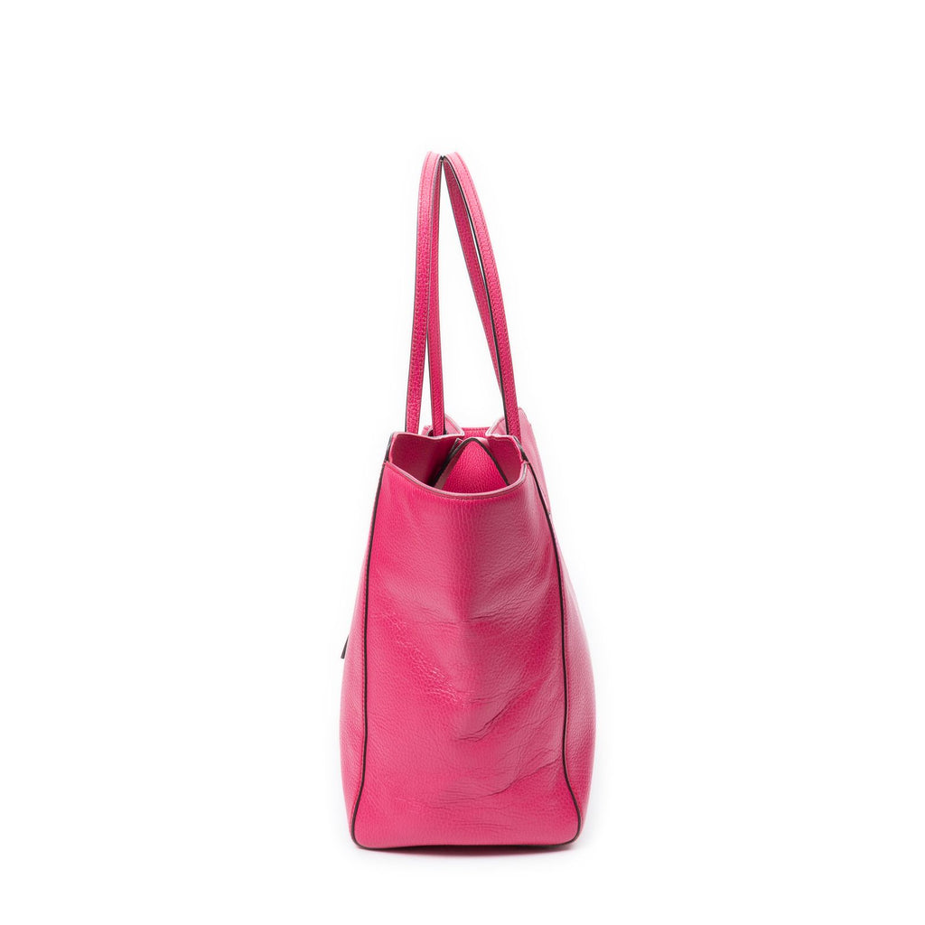 Gucci Swing Tote Pink Grain Calf Skin Leather — view 3