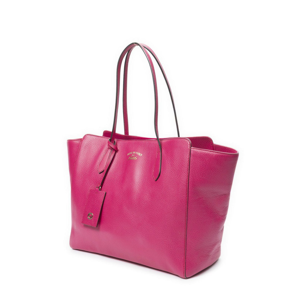 Gucci Swing Tote Pink Grain Calf Skin Leather — view 2