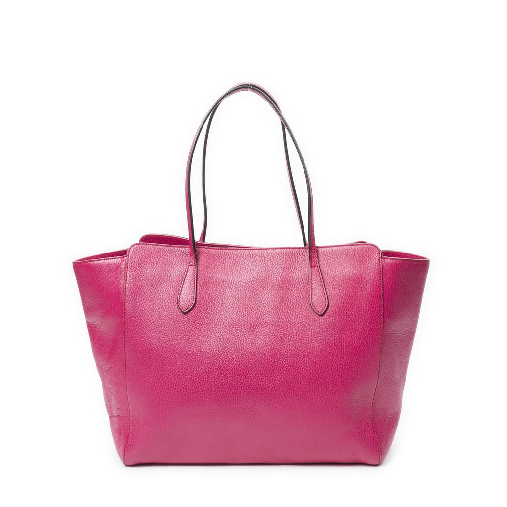 Gucci Swing Tote Pink Grain Calf Skin Leather — view 5