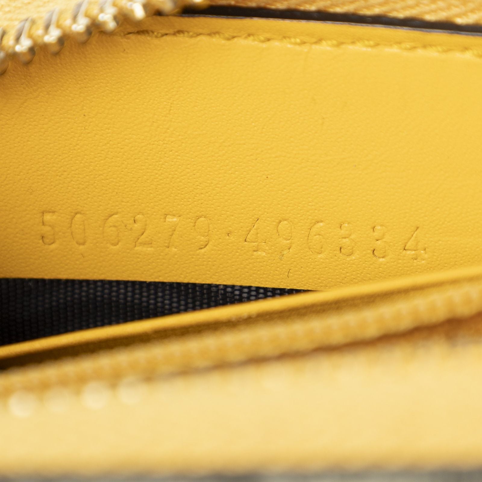 Gucci Zip Around Wallet Beige Yellow Supreme Canvas — view 5