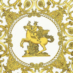 Hermes Scarf Ivory Beige Silk — view 3