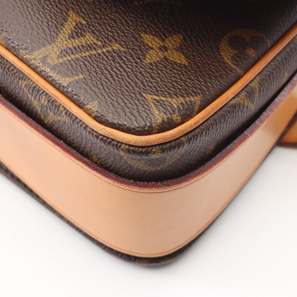 Louis Vuitton Shoulder Bag Cartouchiere GM Canvas Leather — view 8