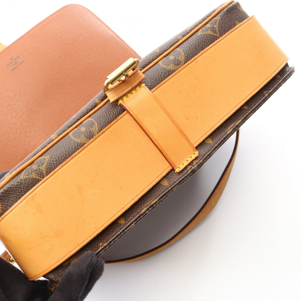 Louis Vuitton Shoulder Bag Cartouchiere GM Canvas Leather — view 9