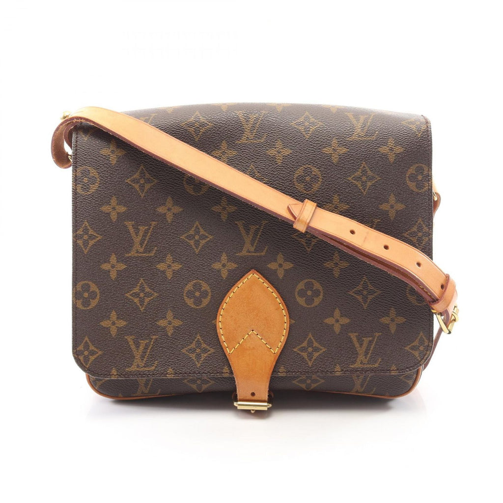 Louis Vuitton Shoulder Bag Cartouchiere GM Canvas Leather