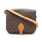 Louis Vuitton Shoulder Bag Cartouchiere GM Canvas Leather
