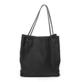 Gucci Drawstring Vertical Tote Black GG Nylon Canvas