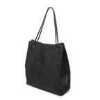Gucci Drawstring Vertical Tote Black GG Nylon Canvas — view 2