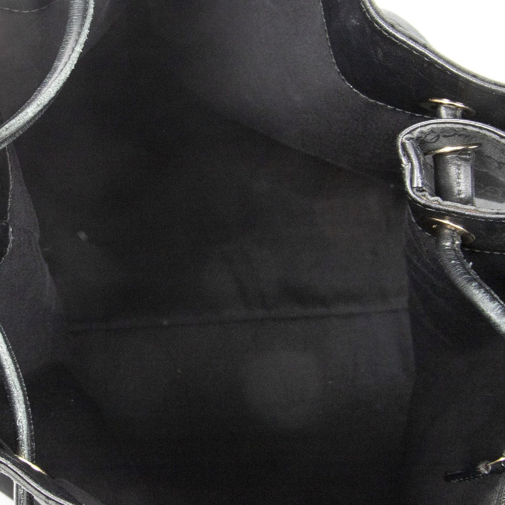 Gucci Drawstring Vertical Tote Black GG Nylon Canvas — view 9
