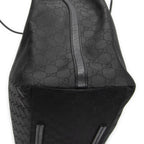 Gucci Drawstring Vertical Tote Black GG Nylon Canvas — view 7