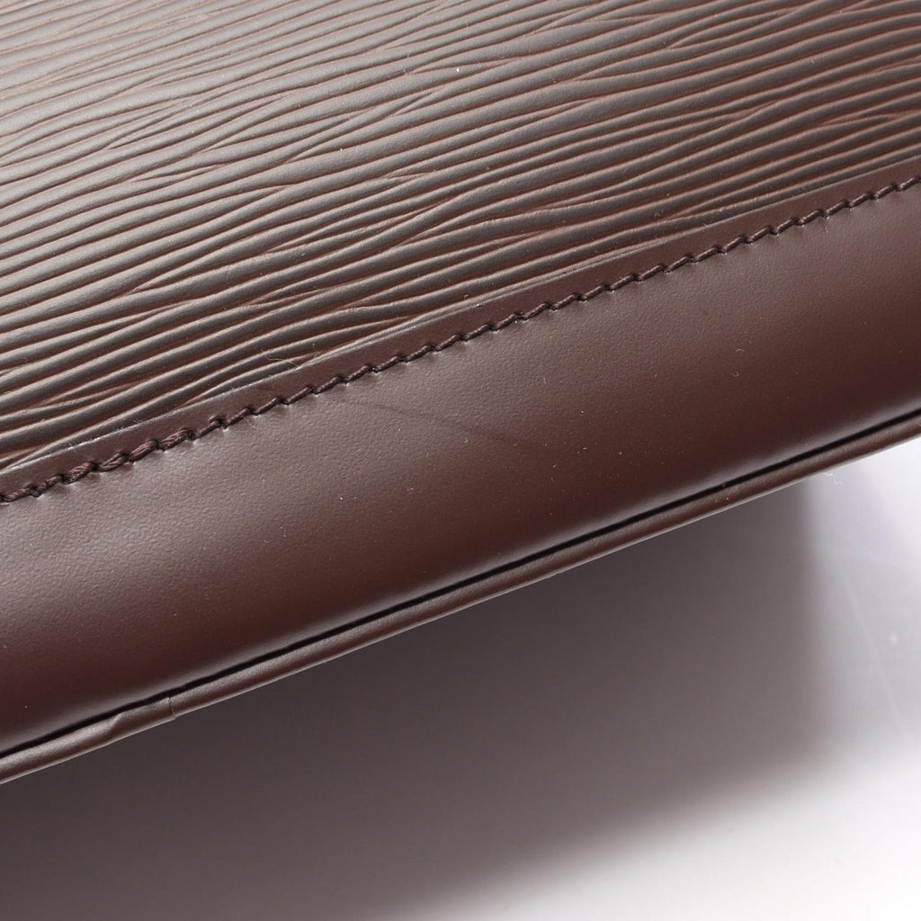 Louis Vuitton Handbag Alma Mocha Leather — view 8