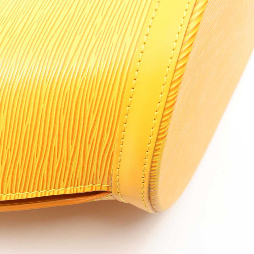 Louis Vuitton Shoulder Bag Saint Jacques Shopping Tassili Yellow Leather — view 7