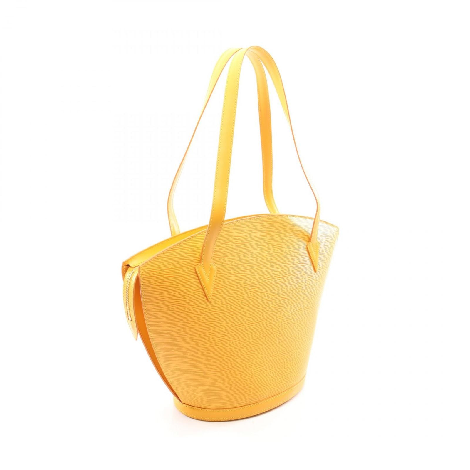 Louis Vuitton Shoulder Bag Saint Jacques Shopping Tassili Yellow Leather — view 2