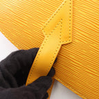 Louis Vuitton Shoulder Bag Saint Jacques Shopping Tassili Yellow Leather — view 9