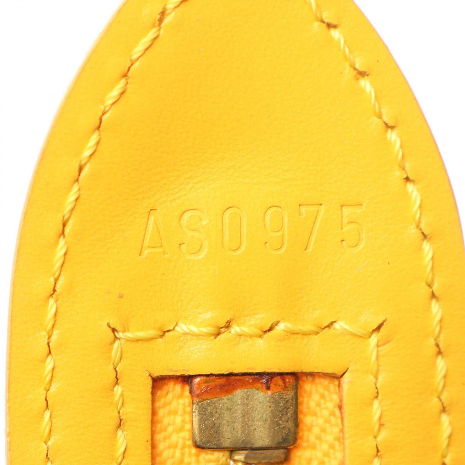 Louis Vuitton Shoulder Bag Saint Jacques Shopping Tassili Yellow Leather — view 5