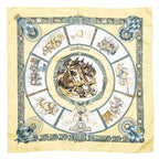 Hermes Scarf Green Twill Silk — view 2