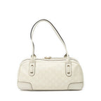 Gucci Princi Boston Ivory Guccissima Shoulder — view 5
