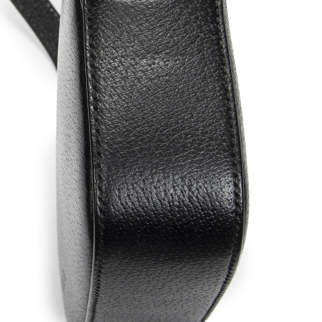 Gucci Web Animalier Disco Crossbody Black Grain Calf Skin Leather — view 7
