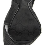 Gucci Horsebit Chain Shoulder Flap Black GG Canvas — view 7