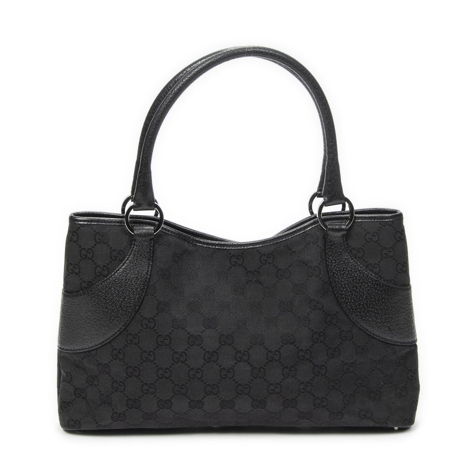 Gucci Tote Black GG Canvas
