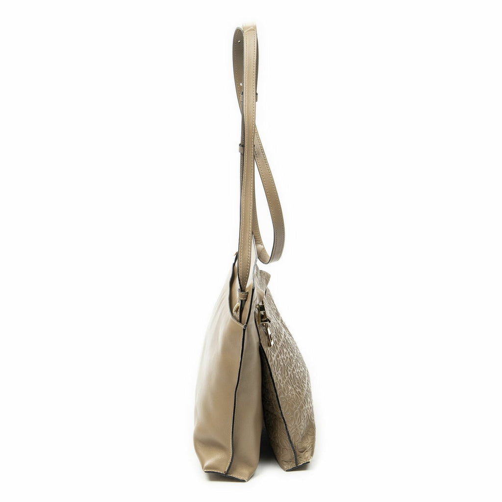 Loewedouble Pouch Crossbody Brown Animal Embossed Leather — view 4