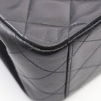 Chanel Shoulder Bag Maxi Quilted 34 Black Lambskin Chain — view 6