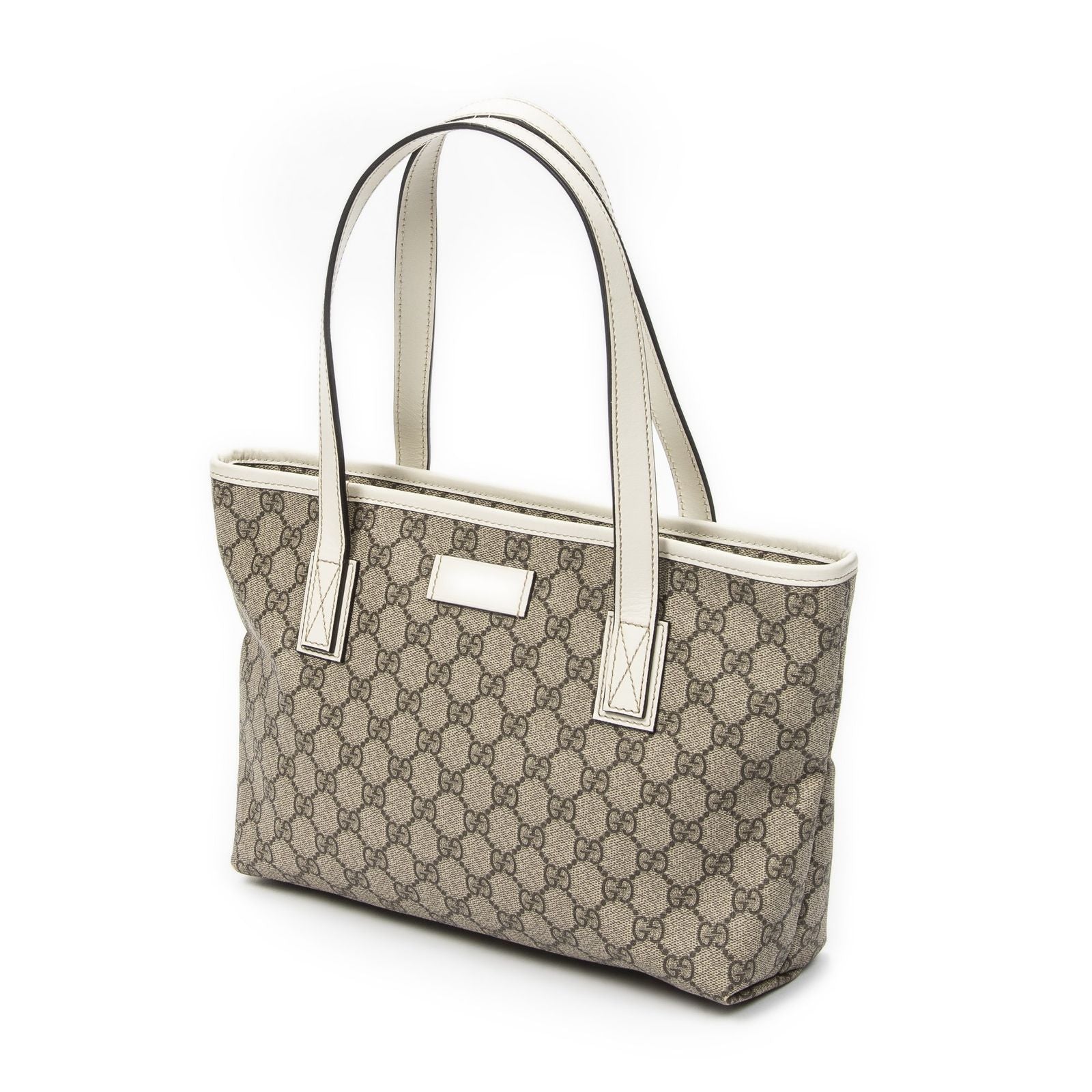 Gucci Small Joy Tote Beige Ivory Supreme Canvas — view 2