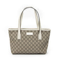 Gucci Small Joy Tote Beige Ivory Supreme Canvas