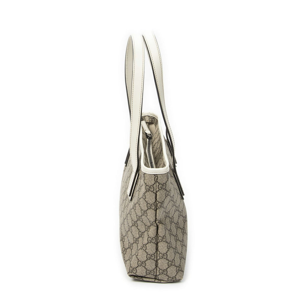 Gucci Small Joy Tote Beige Ivory Supreme Canvas — view 3