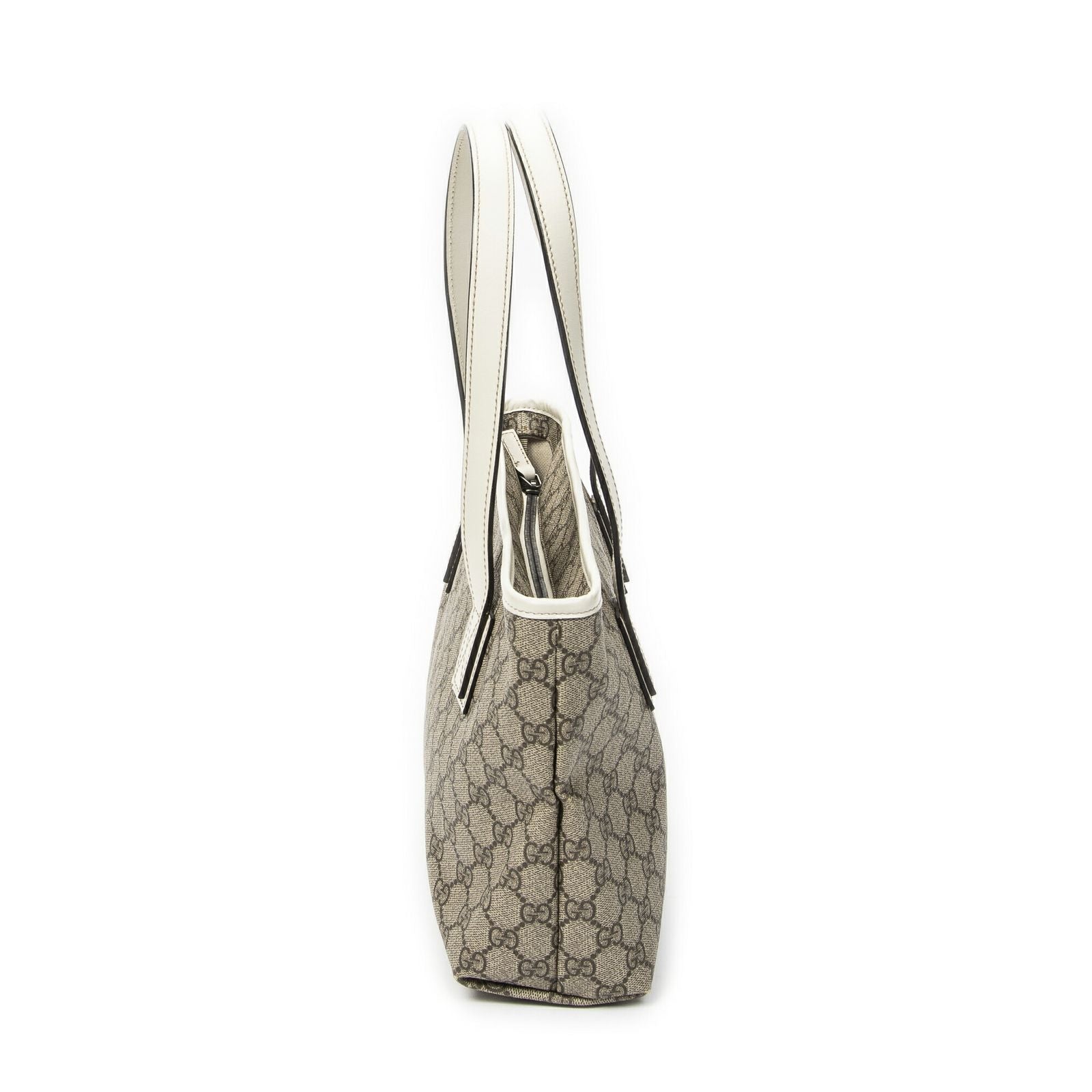 Gucci Small Joy Tote Beige Ivory Supreme Canvas — view 3