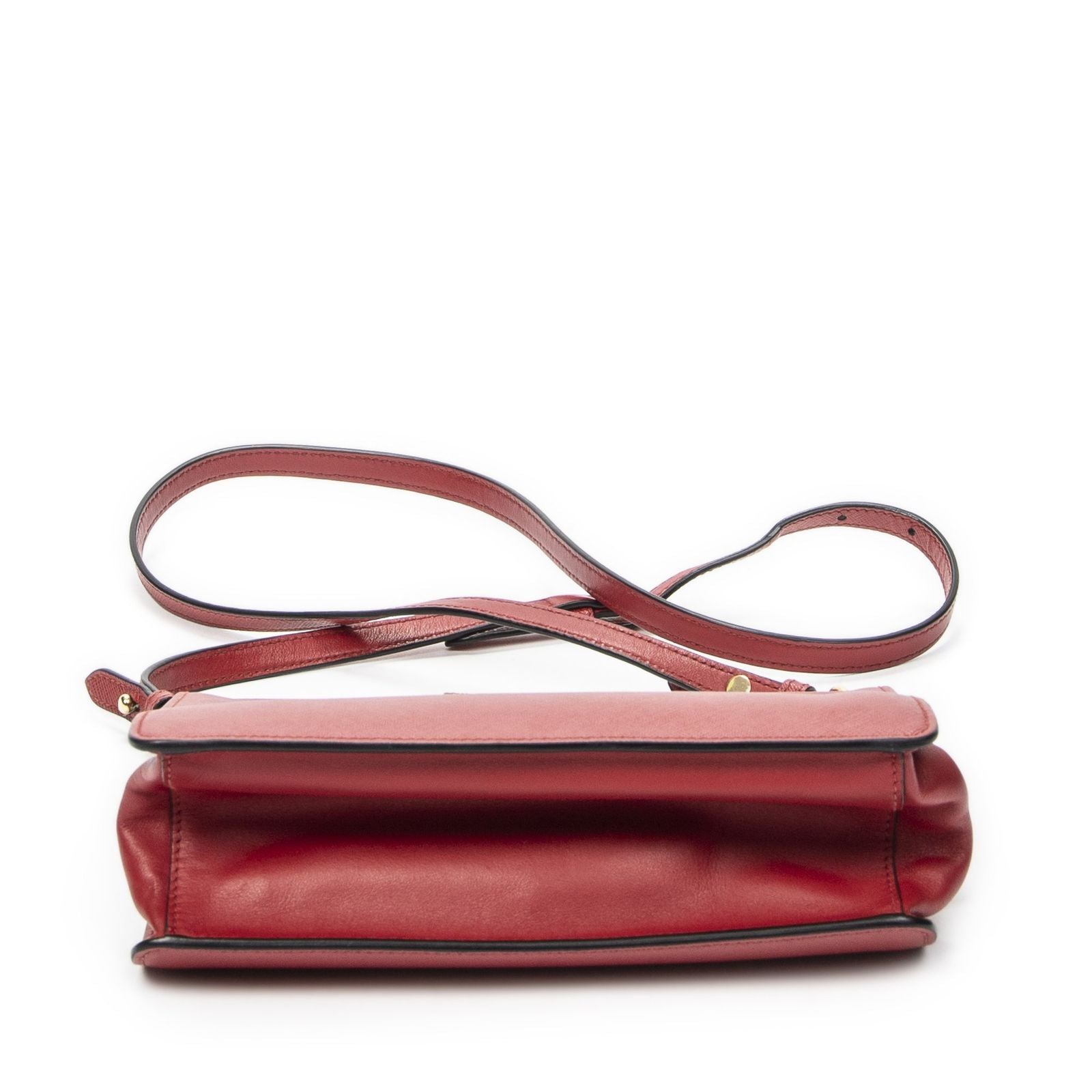 Prada Sam Crossbody Red Saffiano Leather — view 6