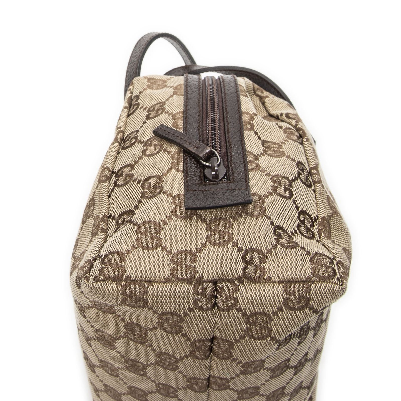 Gucci Mini Bowla Bag Beige Brown GG Canvas — view 7