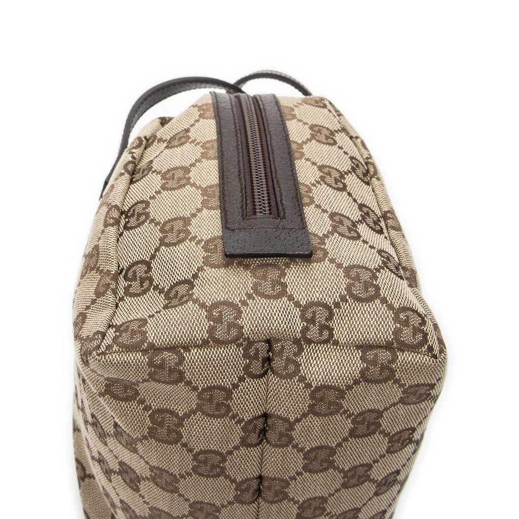 Gucci Mini Bowla Bag Beige Brown GG Canvas — view 8