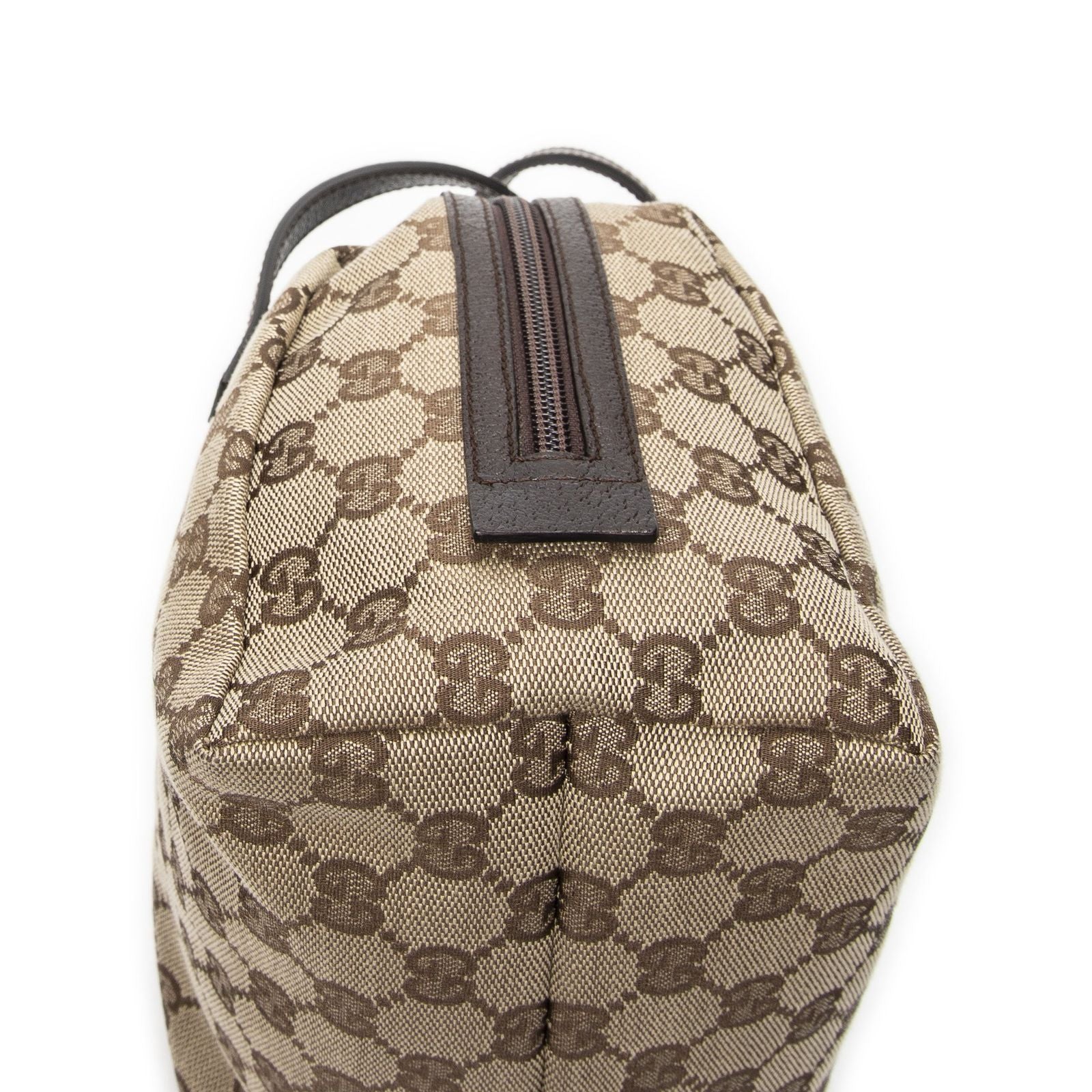 Gucci Mini Bowla Bag Beige Brown GG Canvas — view 8