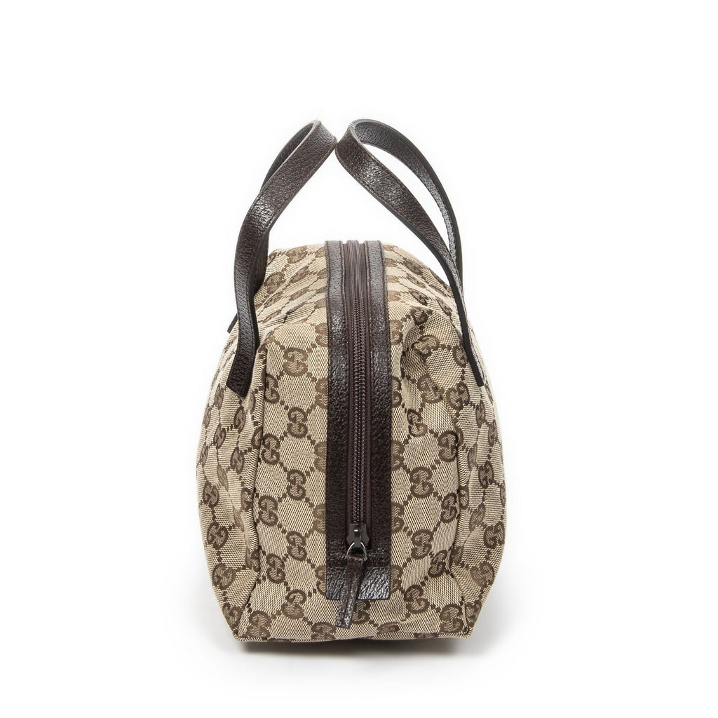 Gucci Mini Bowla Bag Beige Brown GG Canvas — view 3