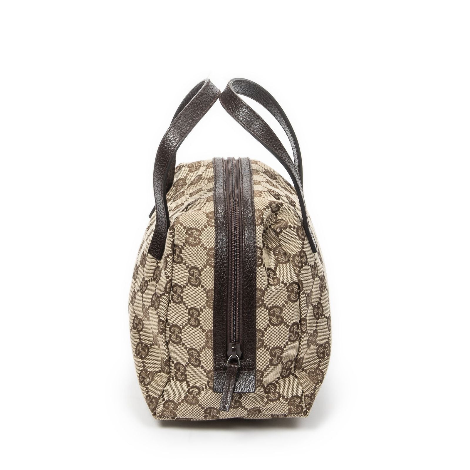Gucci Mini Bowla Bag Beige Brown GG Canvas — view 3