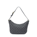 Gucci Pochette Hobo Black GG Denim Canvas