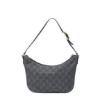 Gucci Pochette Hobo Black GG Denim Canvas — view 5