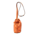 Loewe Flamenco Knot Orange Smooth Leather Shoulder — view 3