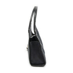 Gucci Small Bamboo Tote Black GG Canvas — view 3