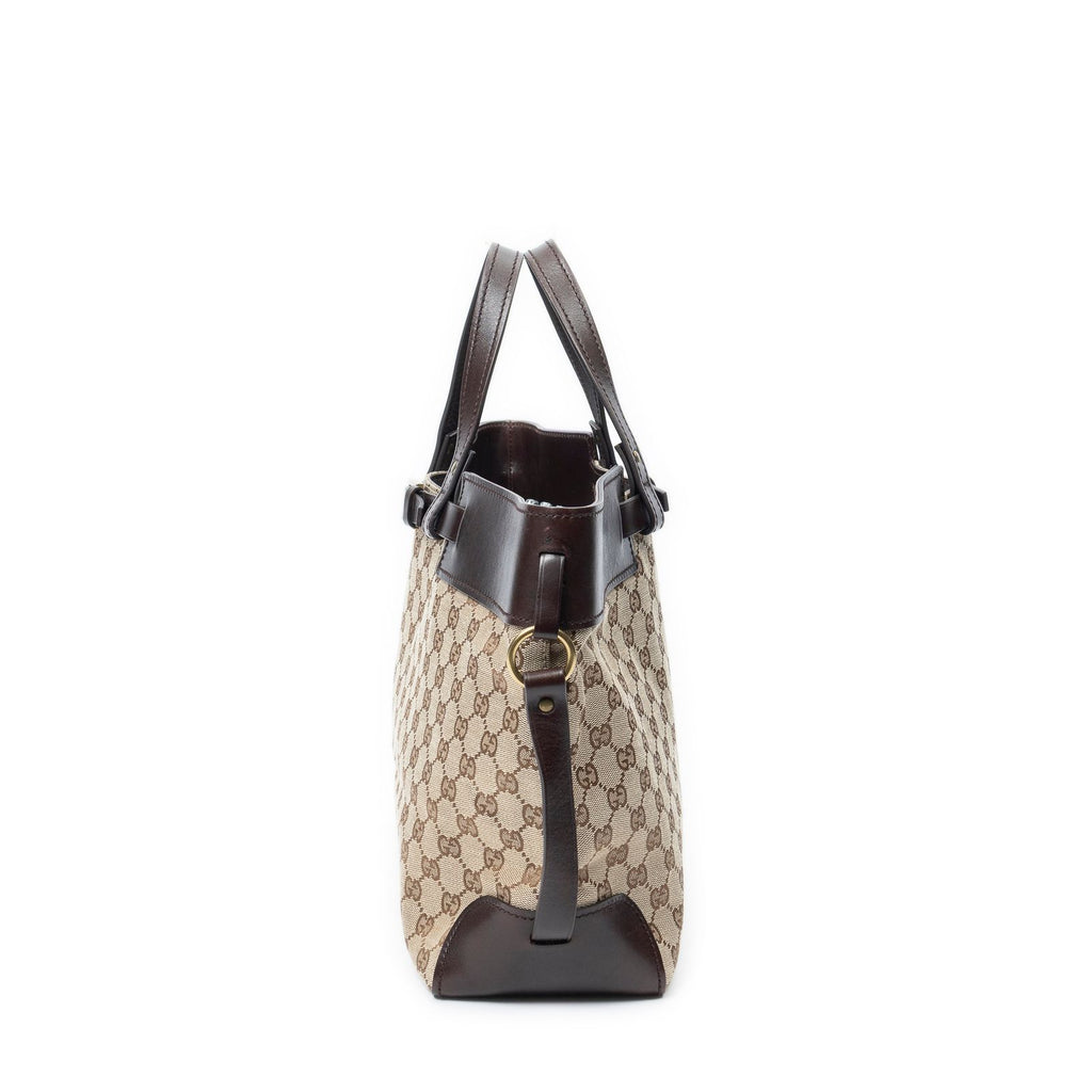 Gucci Eclipse Tote Beige Brown GG Canvas — view 3