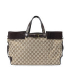 Gucci Eclipse Tote Beige Brown GG Canvas — view 5