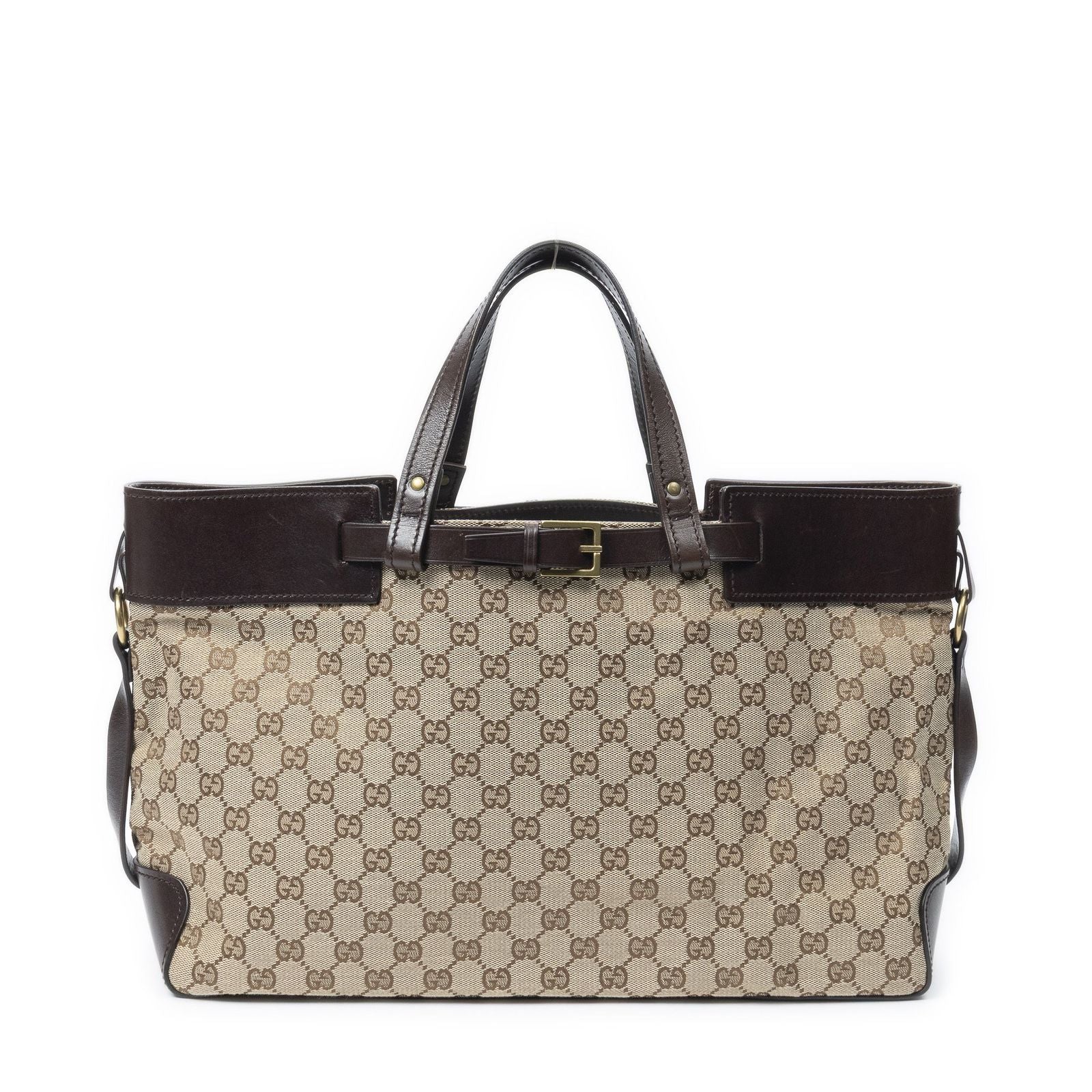 Gucci Eclipse Tote Beige Brown GG Canvas — view 5