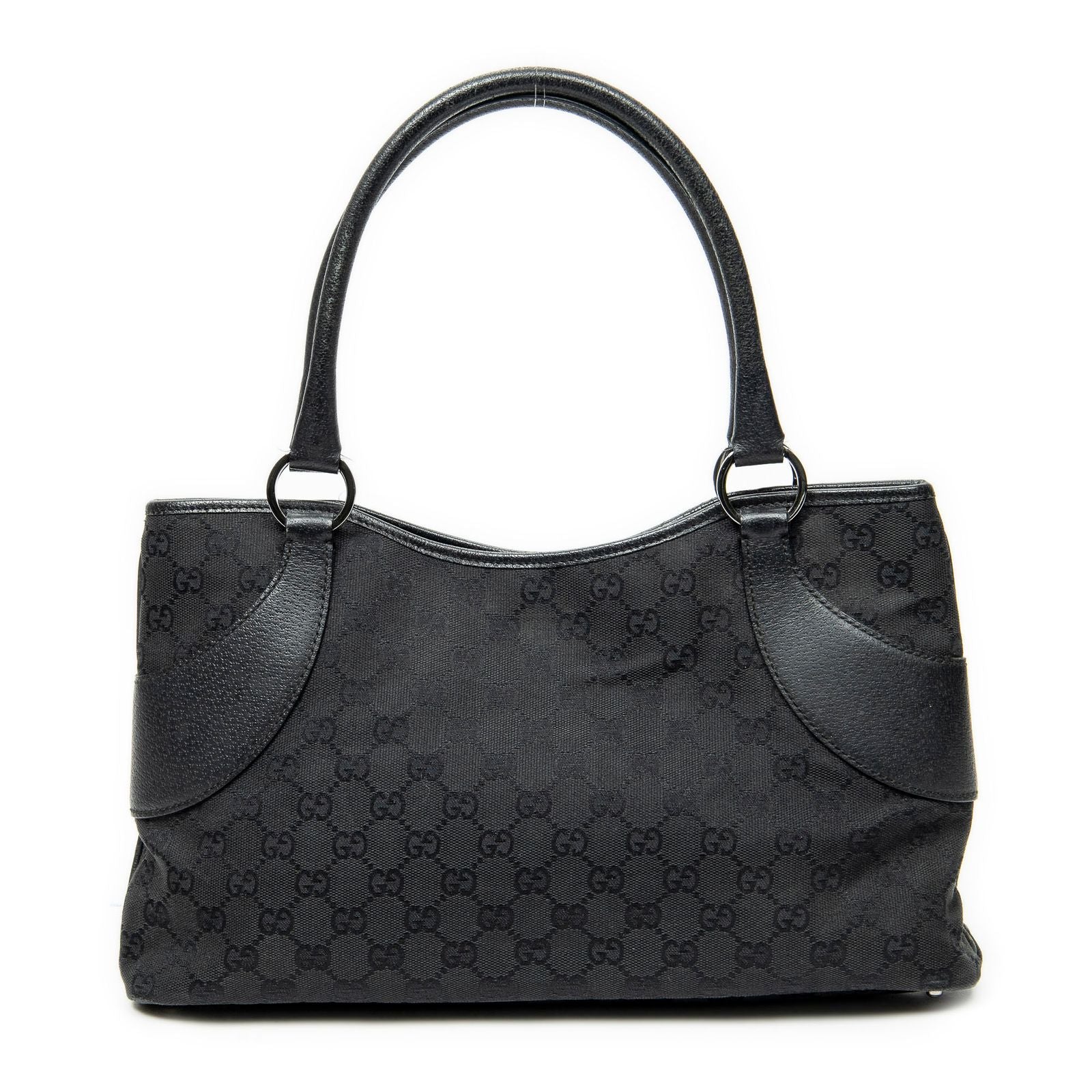 Gucci Tote Black GG Canvas