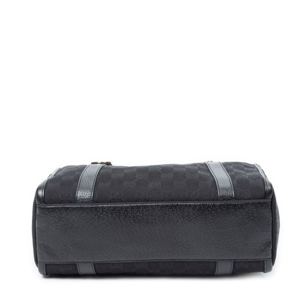 Gucci Abbey Boston Black GG Canvas Shoulder — view 6