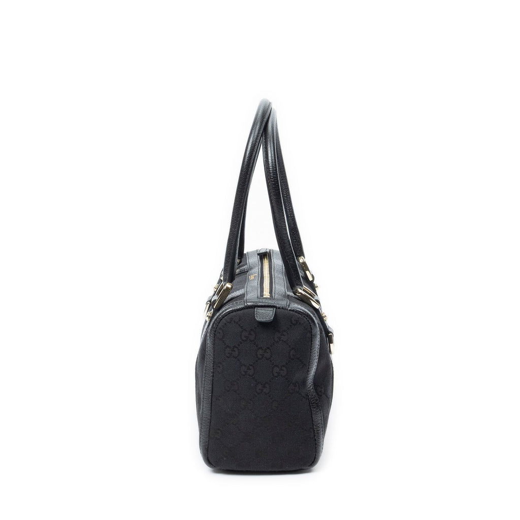 Gucci Abbey Boston Black GG Canvas Shoulder — view 3